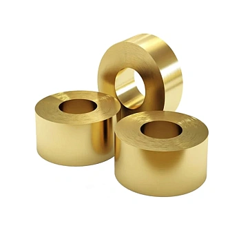 Латунная лента полутвердая Л63 0.16х200 мм ГОСТ 2208 - 2007 без покрытия