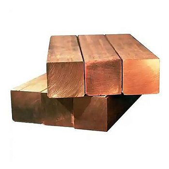 Квадрат медный М0к 10x10 ГОСТ 1535 - 2006